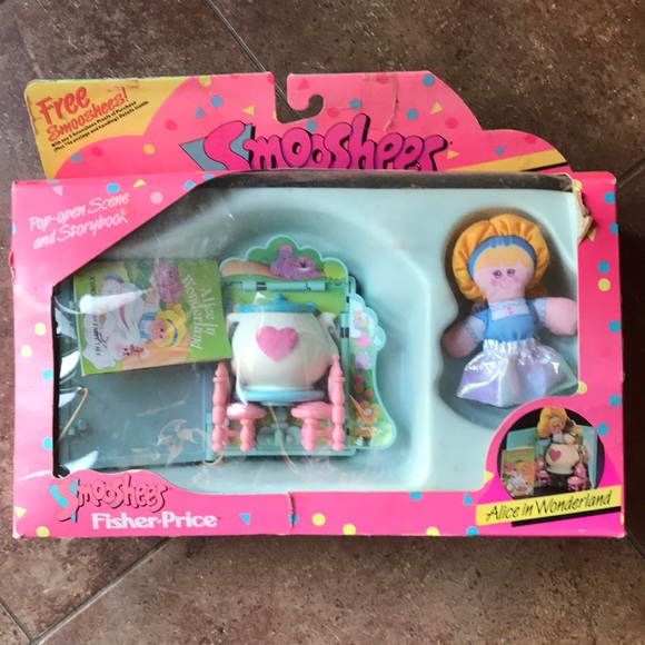 Alice in Wonderland Fisher Price Smooshees in box